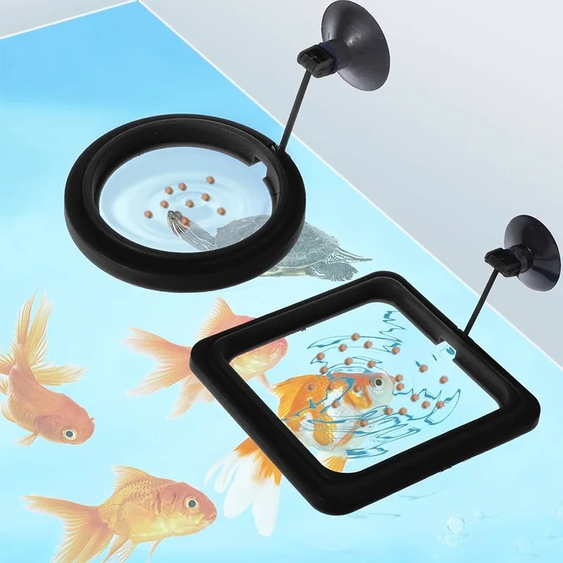 Aquarium Fertilizer - Anneau d'alimentation pour aquarium, station d'alimentation