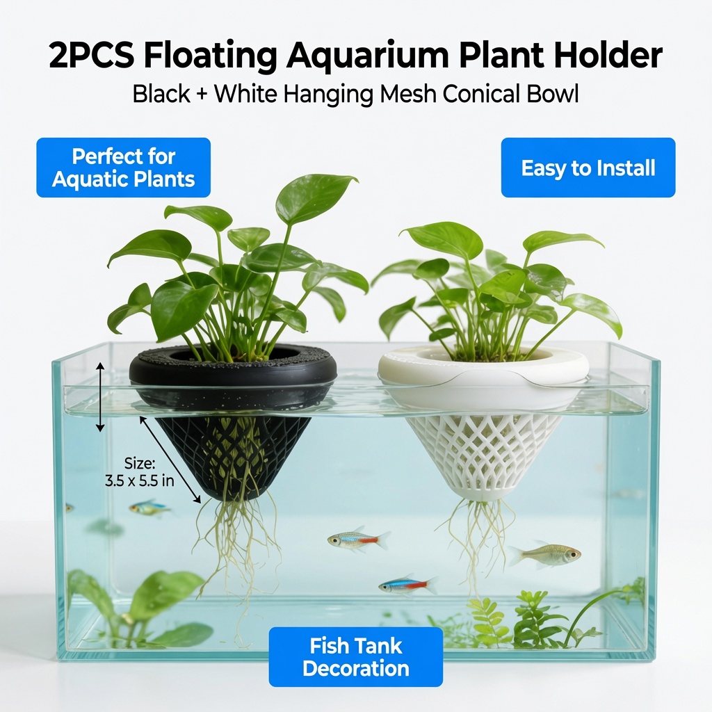 Support flottant pour plantes  - Aquarium Plant Holder avis et prix