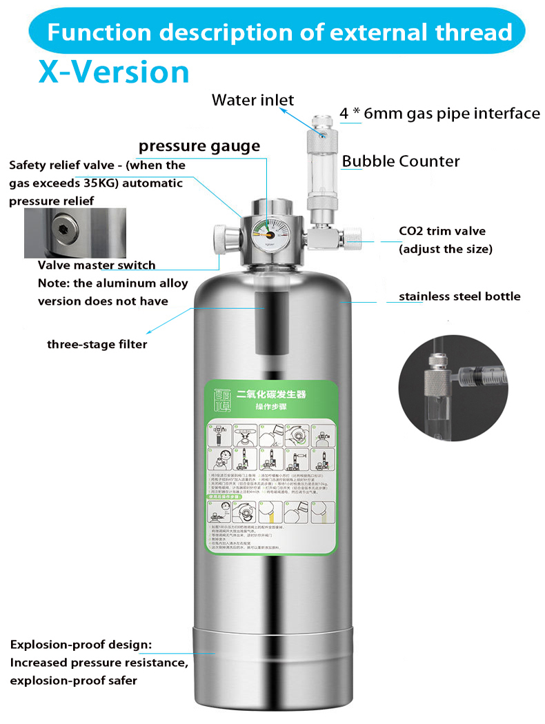 Générateur de CO2 pour aquariu - Aquarium Liquid Carbon avis et prix